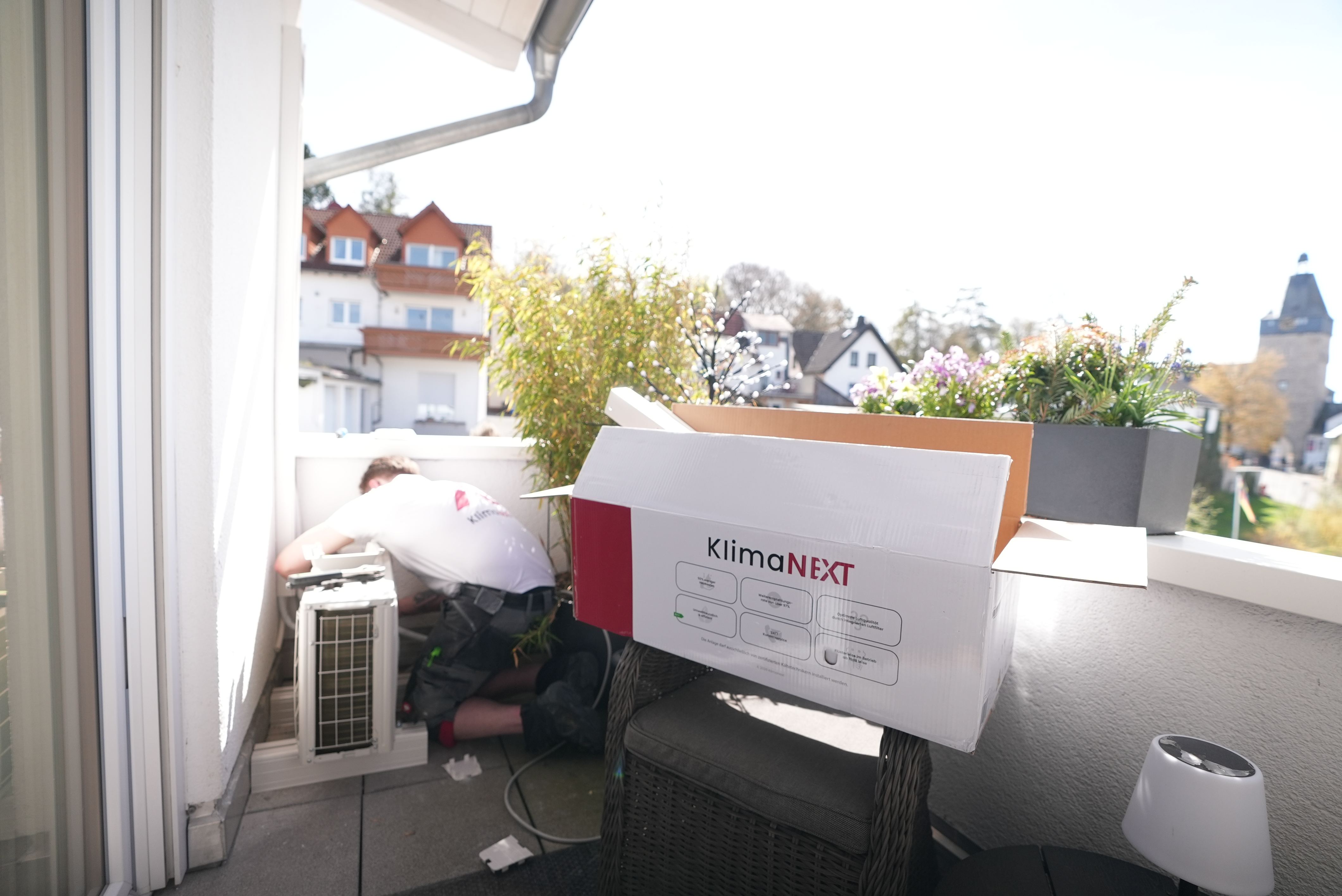 KlimaNext Montage vor Ort